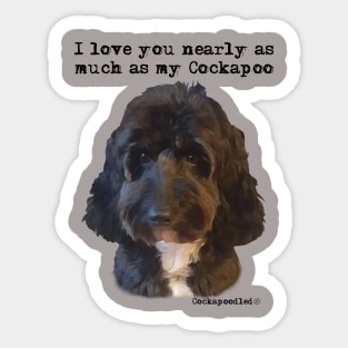 Cockapoo Love Sticker